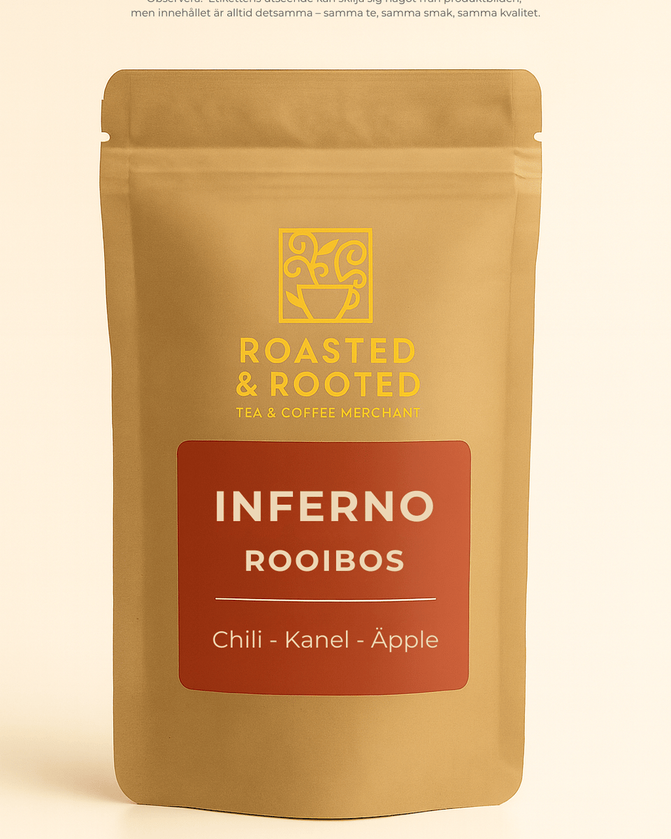 Chili te rooibos med äpple, chili och kane